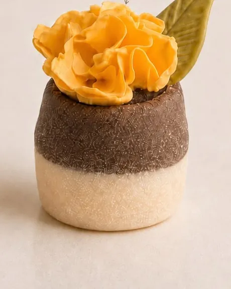 Casadinho chique com flor de açúcar